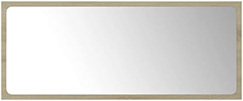 Sonoma Oak Wall Mirror 354x146 Inch Durable and Stylish