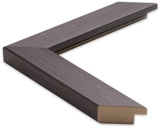 Frame My Mirror Brown Framed Mirror 36 x 24