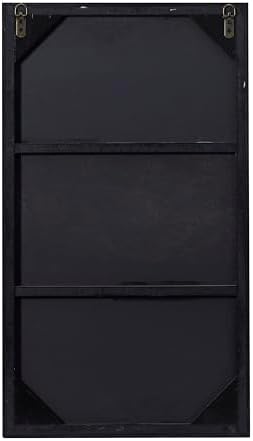 Deco 79 Minimalistic Black Wall Mirror 18x32