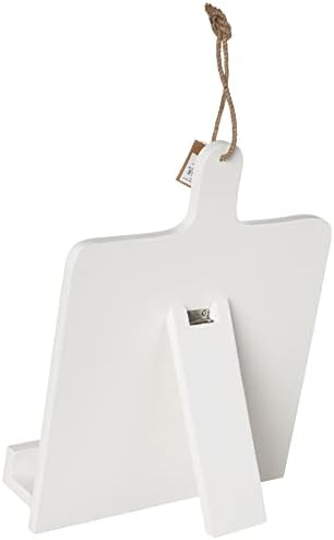 Mud Pie White Wood Cookbook Holder 11 14 x 15 12