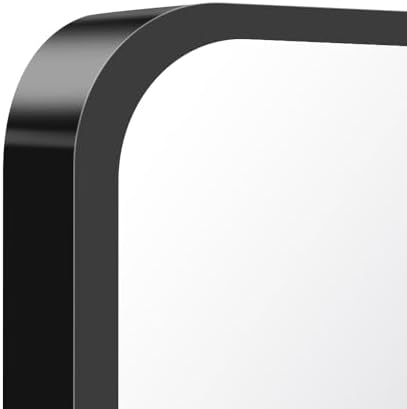 FORBATH 30x40 inch Bathroom Mirror with Black Metal Frame