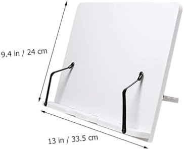 Adjustable Wooden Cookbook Stand for Home Office
