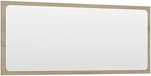 Sonoma Oak Wall Mirror 354x146 Inch Durable and Stylish