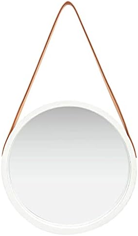157 Wall Mirror with Faux Leather Strap