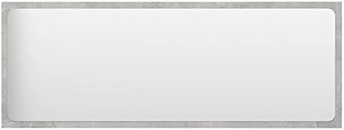Concrete Gray Acrylic Wall Mirror 394x146 Inches