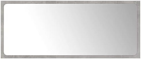 Modern Concrete Gray Bathroom Mirror 354x146