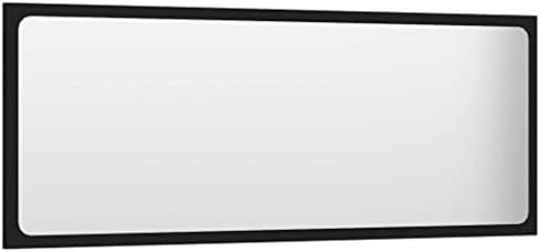 Bathroom Mirror Black 394x146 Inch Wall Mounted Vanity Mirror