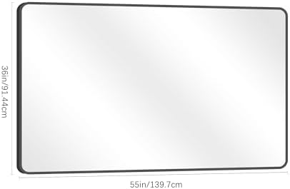 DESBING 36x55 Bathroom Mirror with Metal Frame