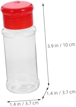 NAMOARLY Salt Pepper Dispenser Set 6 Pack Spice Shaker Bottles with Lock