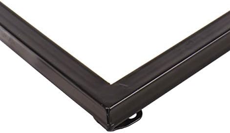 Mirrorize Large Wall Mirror 35x24 Black Metal Frame