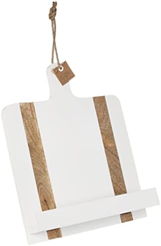 Mud Pie White Wood Cookbook Holder 11 14 x 15 12