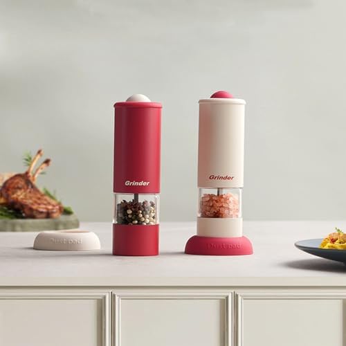 Jaaduora Rechargeable Pepper Salt Grinder Set