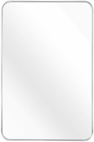 24X36 Metal Framed Bathroom Mirror with Anti-Rust Tempered Glass