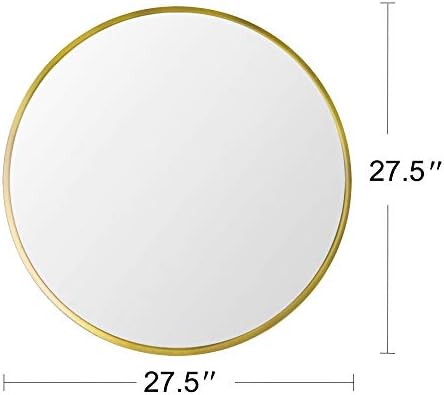 28 Gold Mirror Round for Wall Decor