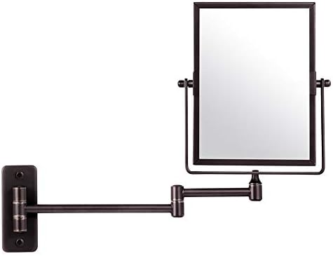 QiMH Wall Mounted Makeup Mirror with 3X Magnification