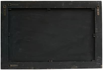 Sintosin Farmhouse Bathroom Mirror 24x36 Wood Frame