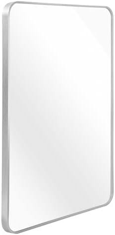 24X36 Metal Framed Bathroom Mirror with Anti-Rust Tempered Glass