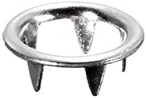 Set of 100 95mm Silver Press Studs - Non-Rusting Nickle Free