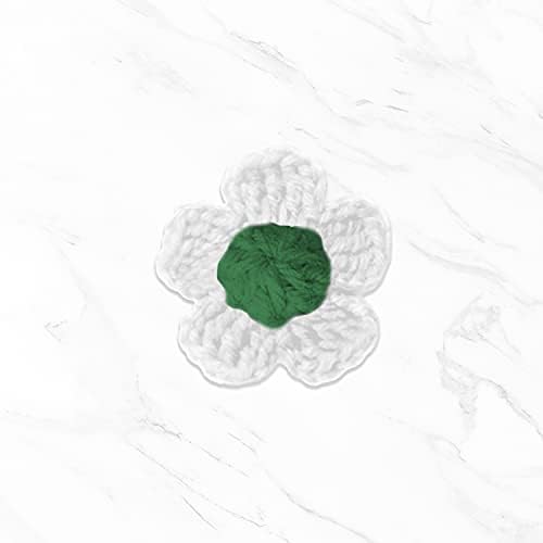 SARO 1 Inch Cotton Crochet Lace Flowers Pack of 12 1