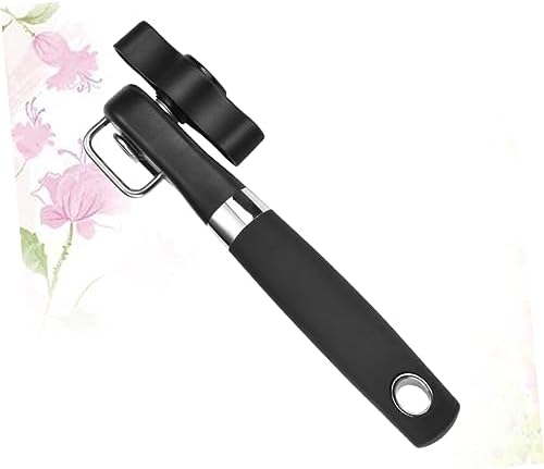 Magiclulu Electric Can Opener Stainless Steel Bottle Holder Black