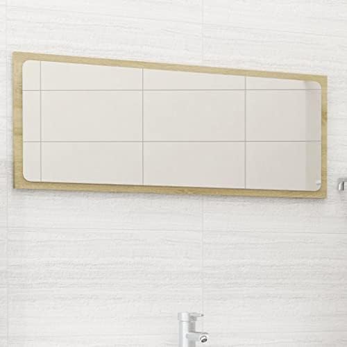 Sonoma Oak Wall Mirror 354x146 Inch Durable and Stylish