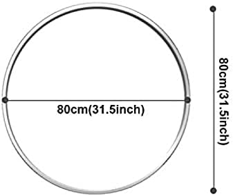 Nordic Round Mirror with Modern Gold Frame