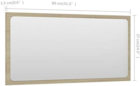 Acrylic Mirror Wall Mounted for Bathroom and Bedroom