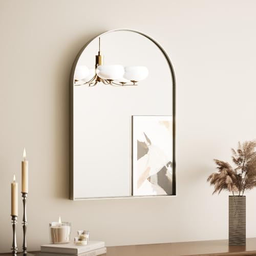 TokeShimi 20x30 Arched Wall Mirror with Tempered Glass