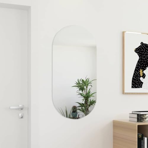 vidaXL Elegant Oval Wall Mirror 394x197 in