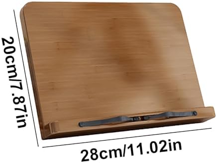 Adjustable Book Holder Tray for Desk Cooking and Reading