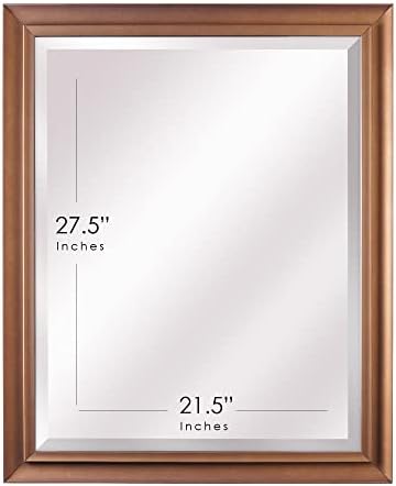 Head West Antique Gold Framed Wall Mirror 26x32