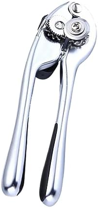 Stainless Steel Manual Can Opener with Silver Finish