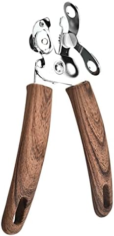 2pcs Stainless Steel Can Opener with Rotating Cutting Wheel