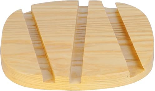 SANOTO Ash Wood Tablet Holder for iPad iPhone 1