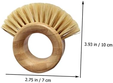 HyKab 1pc Round Paper Ring Brush for Cleaning Fruits and Vegetables