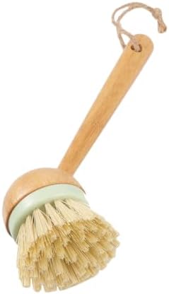 STOBAZA Bamboo Dish Brush 3 Pack Kitchen Cleaning Tools