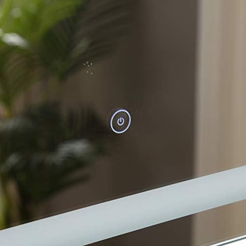 HOMCOM 28 x 20 LED Bathroom Mirror with Dimmable Touch