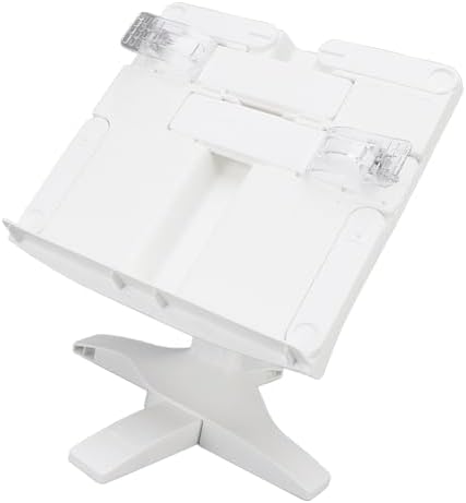 Oreilet Foldable Book Stand - Adjustable Reading Holder for Tablets Cookbooks Textbooks