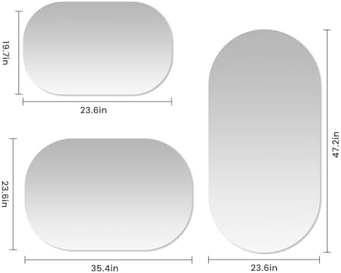 VASUHOME Frameless 20x32 Inch Bathroom Mirror 1