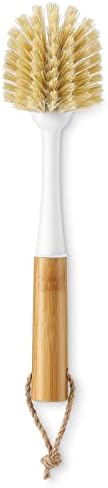 SUBEKYU Dish Brush with Bamboo Handle 2P Set