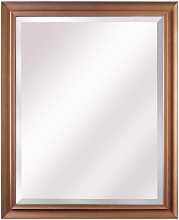 Head West Antique Gold Framed Wall Mirror 26x32