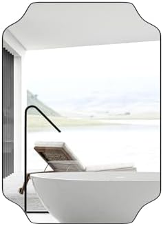 Koonmi Irregular Wall Mirror 20x32 Inch Decorative
