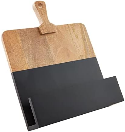 Mud Pie Wooden Cookbook Holder 135 x 1125 Inches