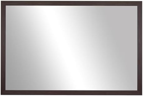 Frame My Mirror Brown Framed Mirror 36 x 24