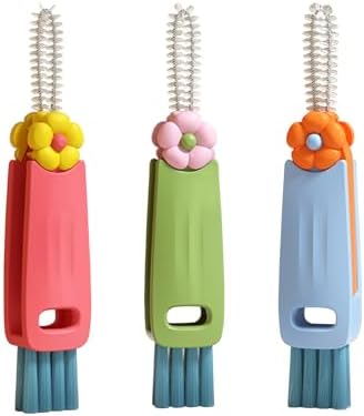 GTUDOR 3 in 1 Cup Lid Cleaning Brush Set