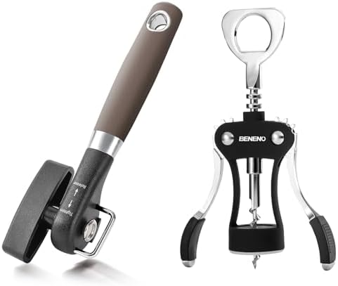 Beneno Premium Wing Corkscrew with Can Opener 1