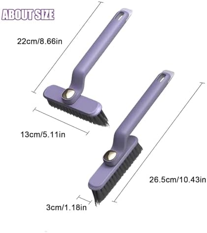 CanlatenU Multi-Function Rotating Crevice Brush Purple