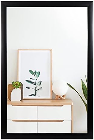 HomGarden 24 x 36 Inch Rectangular Wall Mirror - Modern Elegant Design