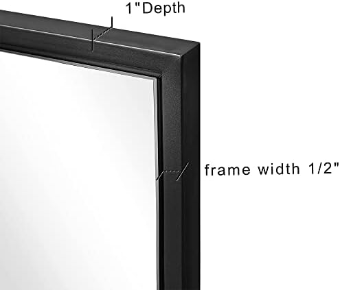 ANDY STAR Modern Moon Decor 20x28 Inch Wall Mirror