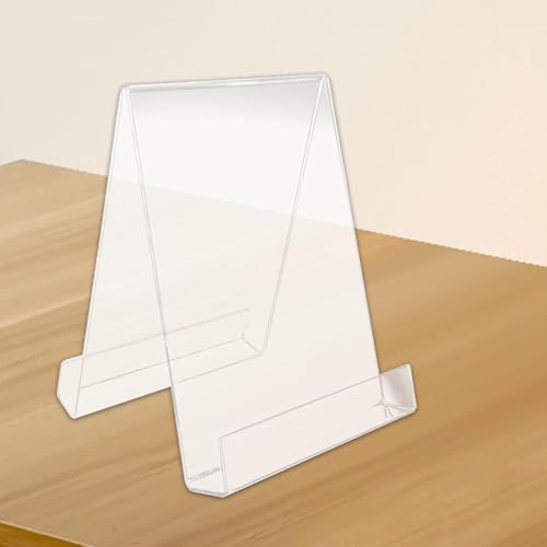 Acrylic Book Stand for Cookbooks and Brochures 264cm x 20cm